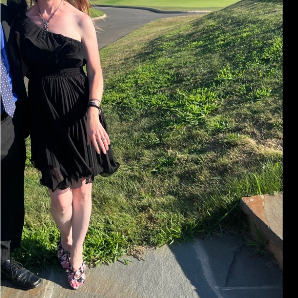 Black cocktail dress